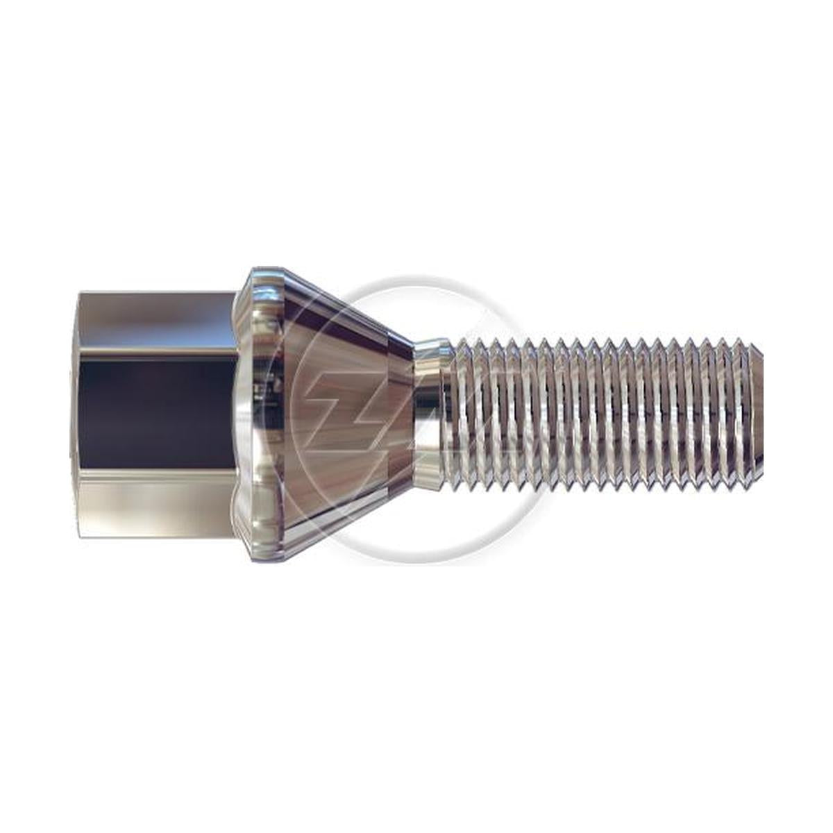 Kit 50 Parafuso de Roda M12-1,25 x 27/53,5 x CH17 - ZM - 3041279 - (1)