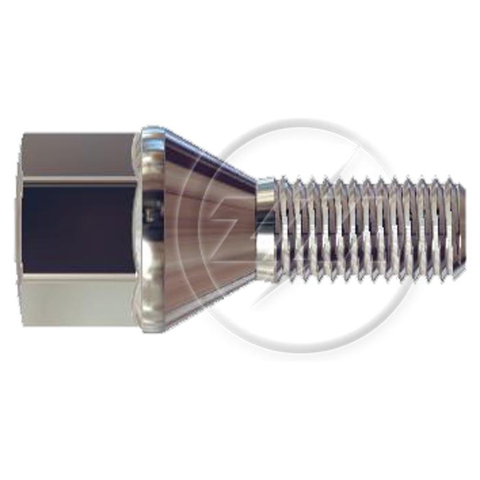 Kit 50 Parafuso de Roda M12-1,5 x 23/49,5 x CH19 - ZM - 3041280 - (1)