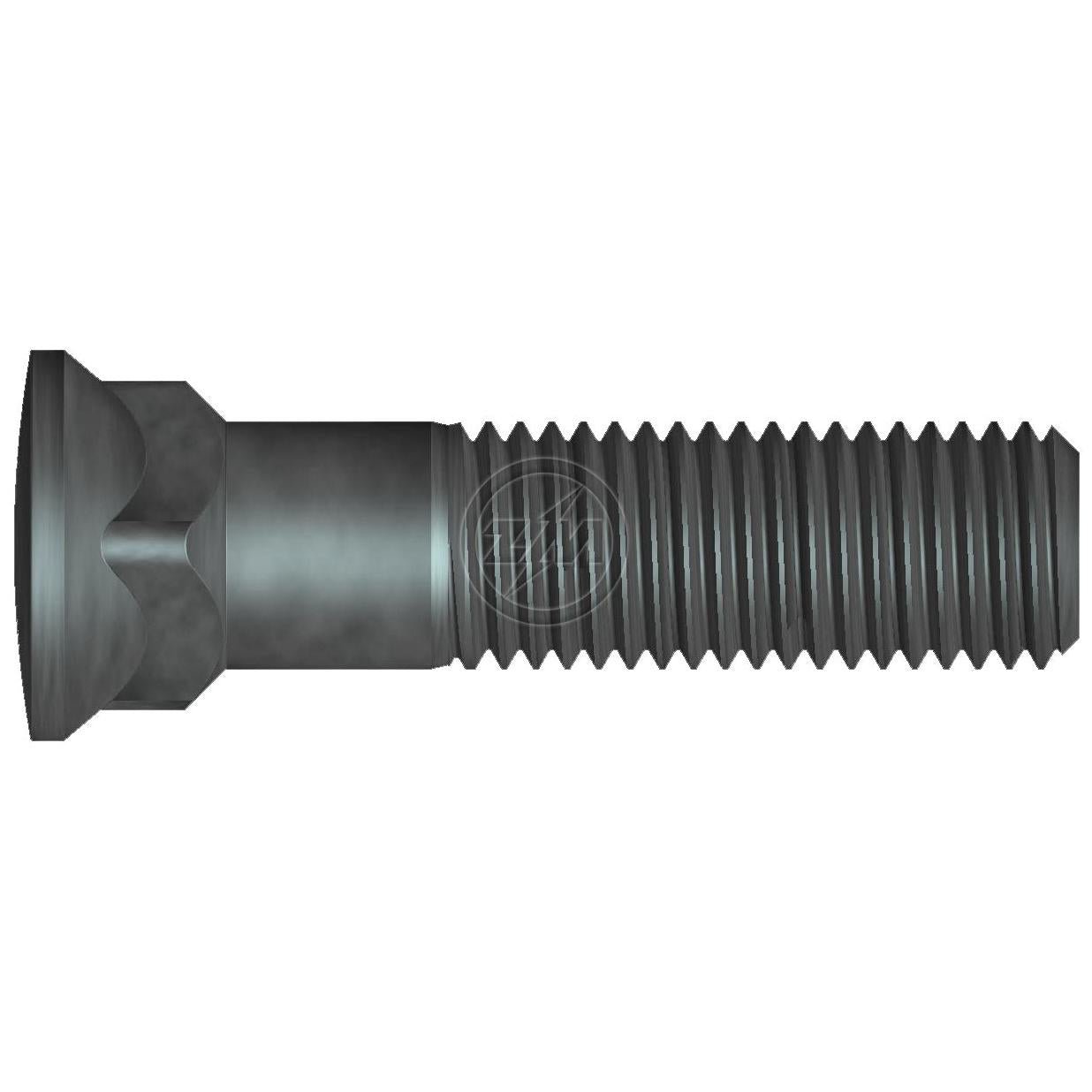 Kit 40 Parafuso Lâmina Trator 7/8"-9UNC x 3,3/4" - ZM - 3078076 - (1)