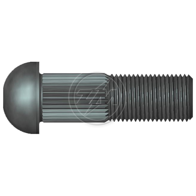 Kit 50 Parafuso Cravo Alto 5/8"-18F X 2"- REC23 - ZM - 3250832 - (1)