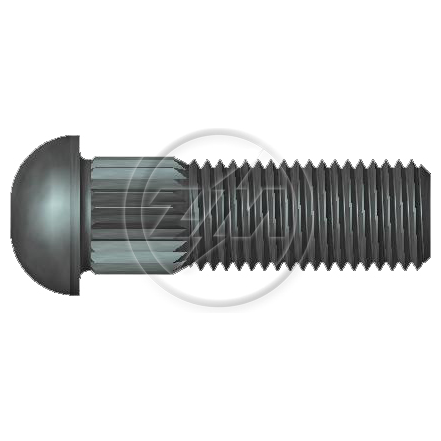 Kit 100 Parafuso Cravo Alto 7/16"-20F X 1,3/8" - ZM - 3271621 - (1)