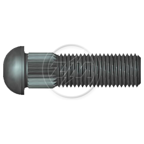 Kit 100 Parafuso Cravo Alto 7/16"-20F X 1,1/2" - ZM - 3271622 - (1)