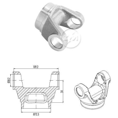 Garfo do Cardan - ZM - 335.001.05 - (1)