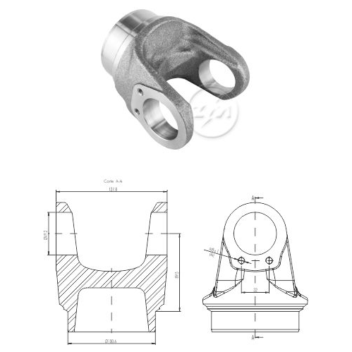 Garfo do Cardan - ZM - 335.001.21 - (1)