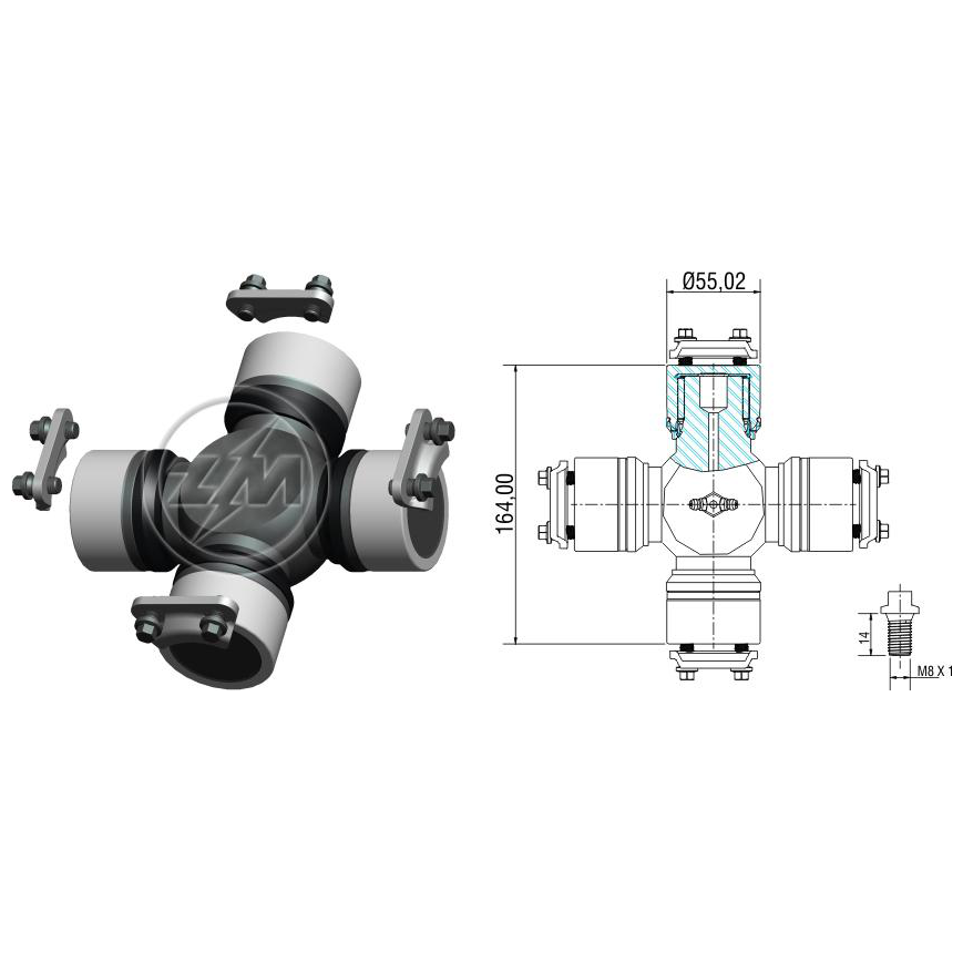 Cruzeta do Cardan - ZM - 35.001.20 - (1)