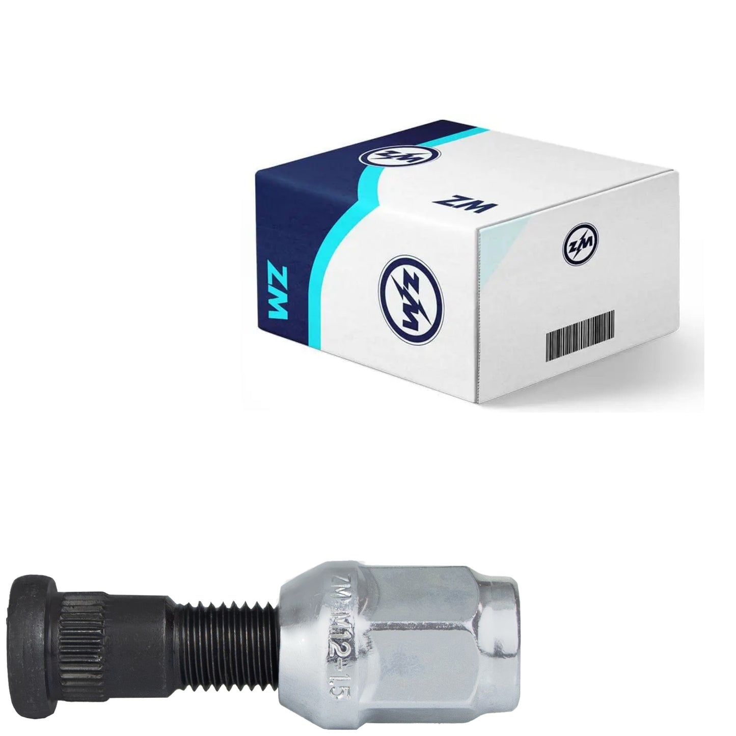 Kit 30 Parafuso Roda M12-1,5x42/47xCH19xH31 - ZM - 40.012.35 - (1)