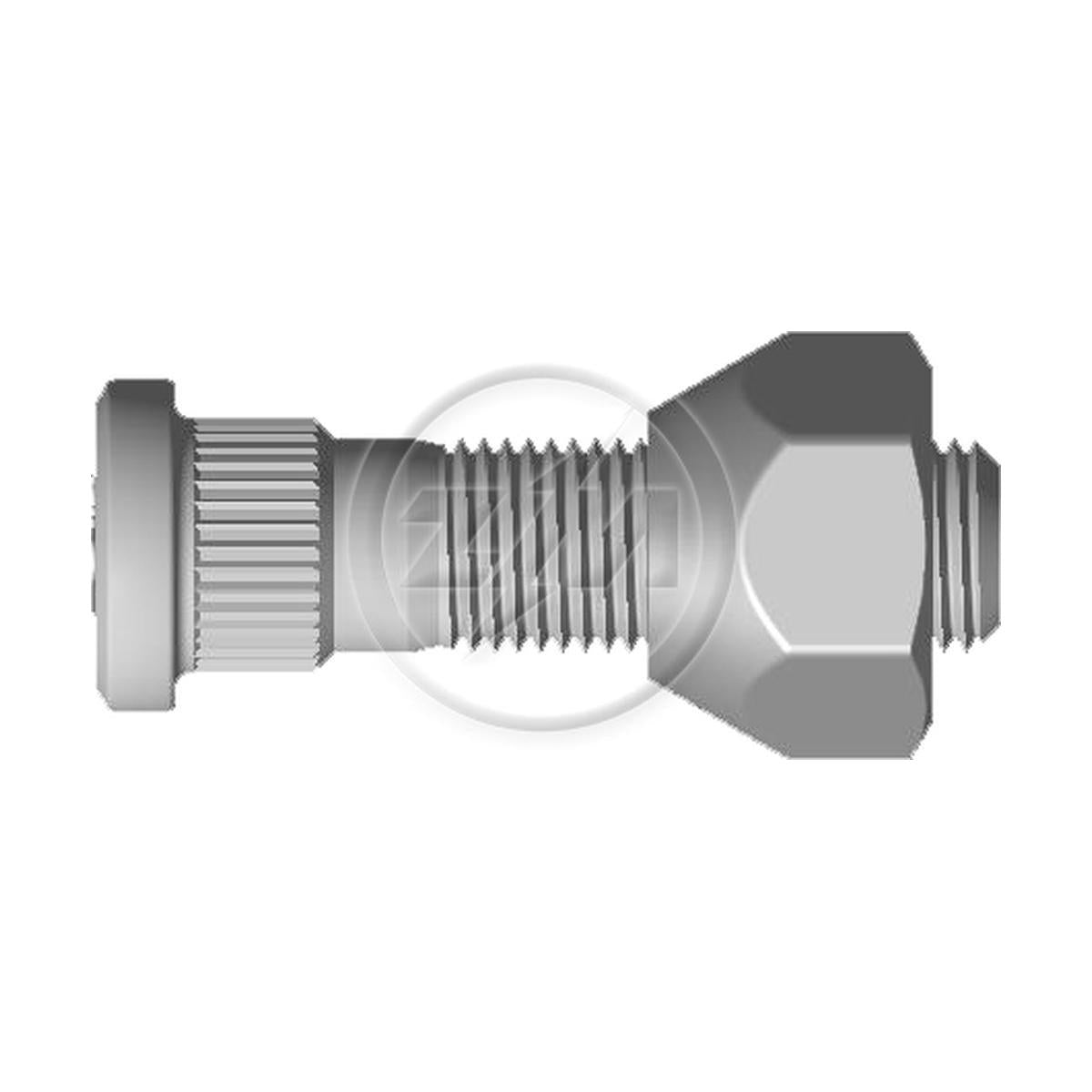 Kit 50 Parafuso Roda M12-1,25x46/50,5xCH21xH16 - ZM - 4001275 - (1)