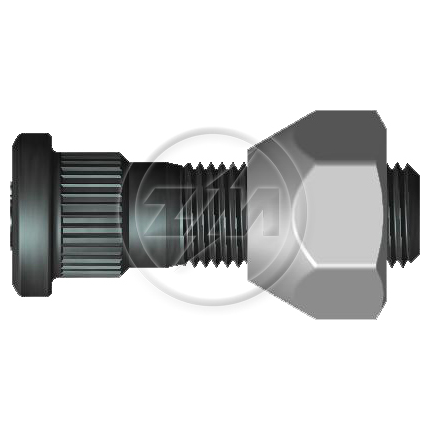 Kit 50 Parafuso Roda M12-1,25x42/46,5xCH21xH16 - ZM - 4001278 - (1)