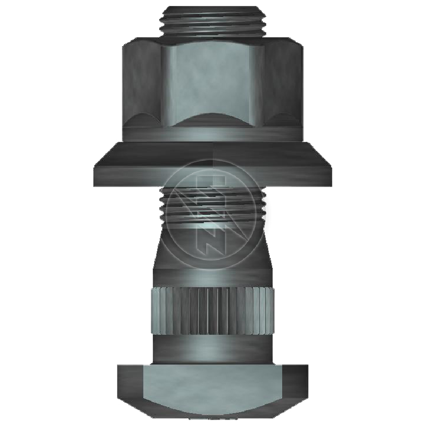 Prisioneiro de Roda com Porca M18-1,5 X 60/69 X Ch27 X H25 Caixa com 28 Unidades para Volare A8 - ZM - 40.018.33 - (5)