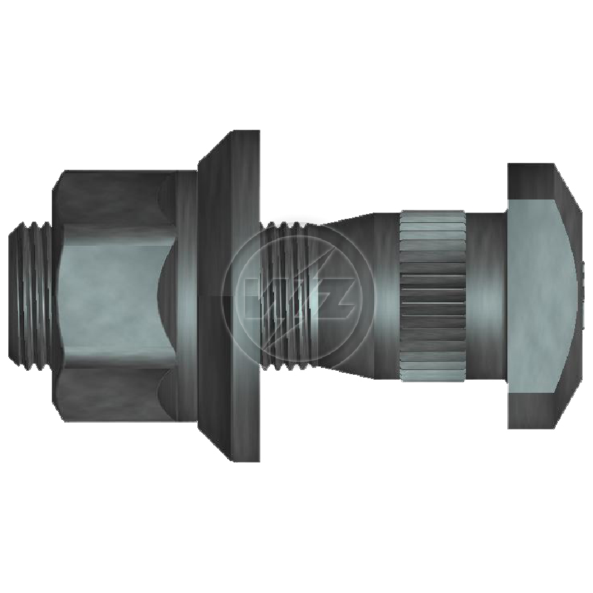 Prisioneiro de Roda com Porca M18-1,5 X 60/69 X Ch27 X H25 Caixa com 28 Unidades para Volare A8 - ZM - 40.018.33 - (6)