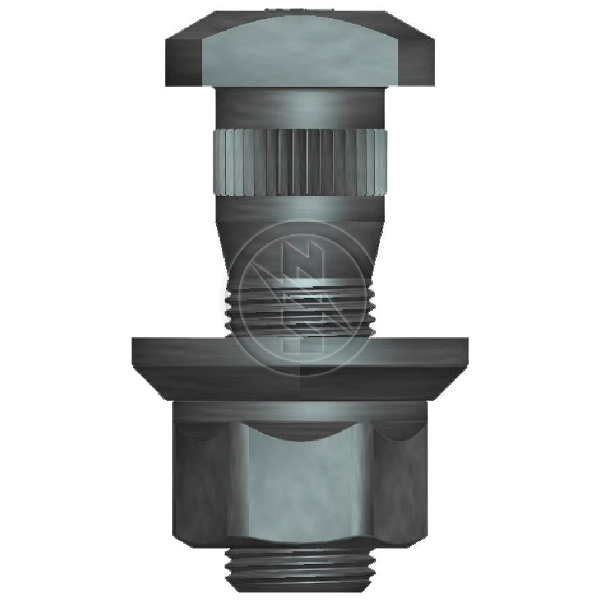 Prisioneiro de Roda com Porca M18-1,5 X 60/69 X Ch27 X H25 Caixa com 28 Unidades para Volare A8 - ZM - 40.018.33 - (7)