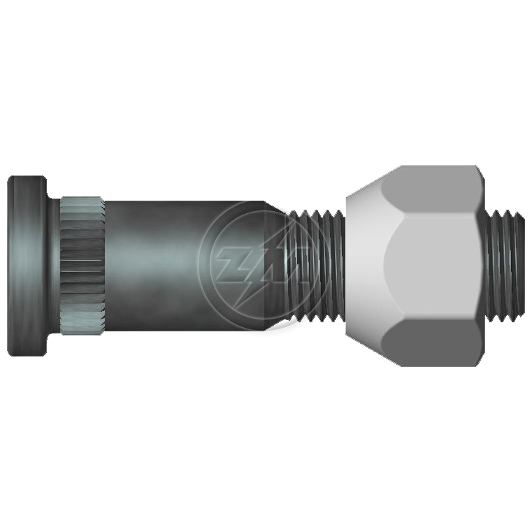 Kit 50 Parafuso Roda 1/2"x54/58,5xCH13/16"xH16 - ZM - 4010203 - (1)
