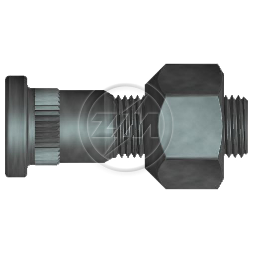 Kit 50 Parafuso Roda 1/2"x44,5/49xCH7/8"xH16 - ZM - 4010241 - (1)