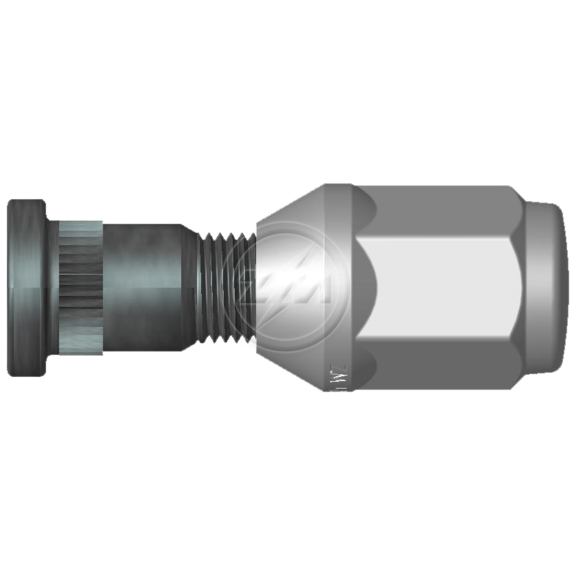 Kit 50 Parafuso Roda 1/2"x44,5/49xCH13/16"xH36 - ZM - 4010261 - (1)