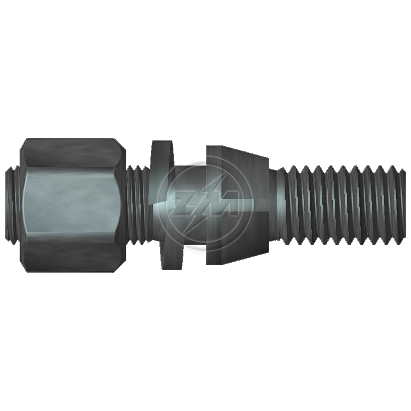 Kit 50 Prisioneiro Roda 1/2"x1/2"x2,½"XCH3/4" - ZM - 4010280 - (1)