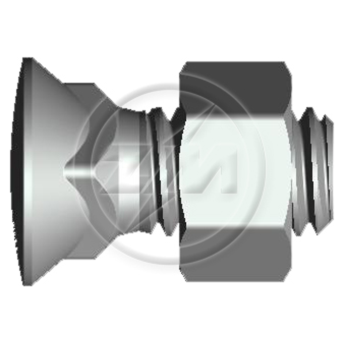 Kit 50 Parafuso para Arados 1/2"-12BSWx1,1/4" - ZM - 4012061 - (1)