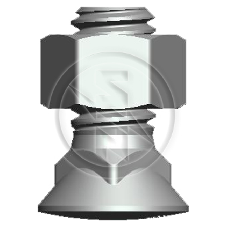Kit 50 Parafuso para Arados 1/2"-12BSWx1,1/4" - ZM - 4012061 - (4)