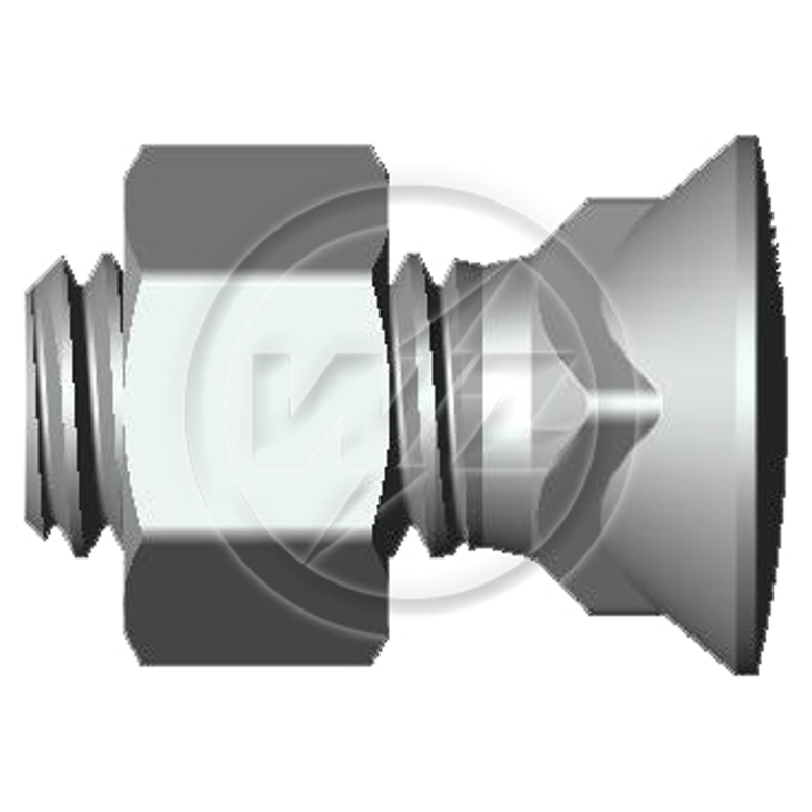 Kit 50 Parafuso para Arados 1/2"-12BSWx1,1/4" - ZM - 4012061 - (5)