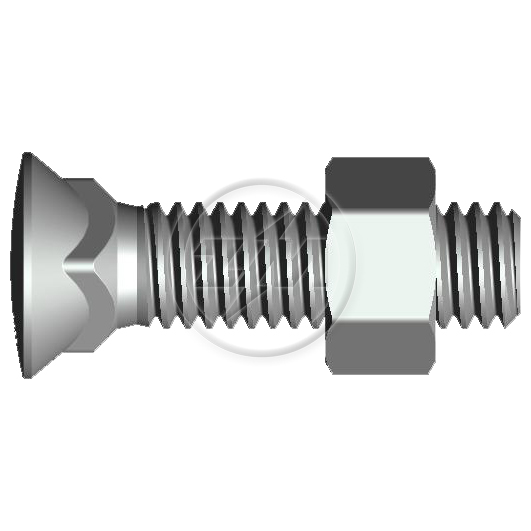 Kit 50 Parafuso para Arados 1/2"-12BSWx2" (2) - ZM - 4012064 - (1)