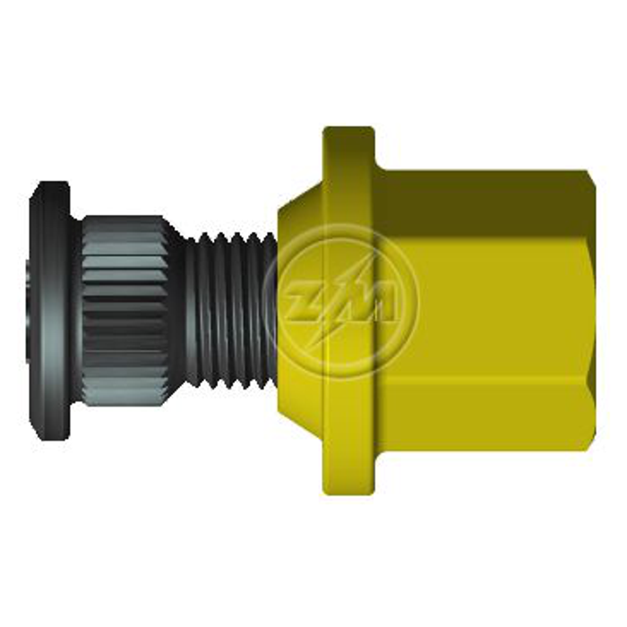 Kit 50 Parafuso Roda M12-1,25x33/36xCH19xH24,5 - ZM - 4021261 - (1)