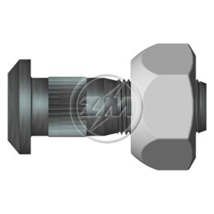 Kit 15 Parafuso Roda 3/4"x60/67,9xH22 Direito - ZM - 4030422 - (1)