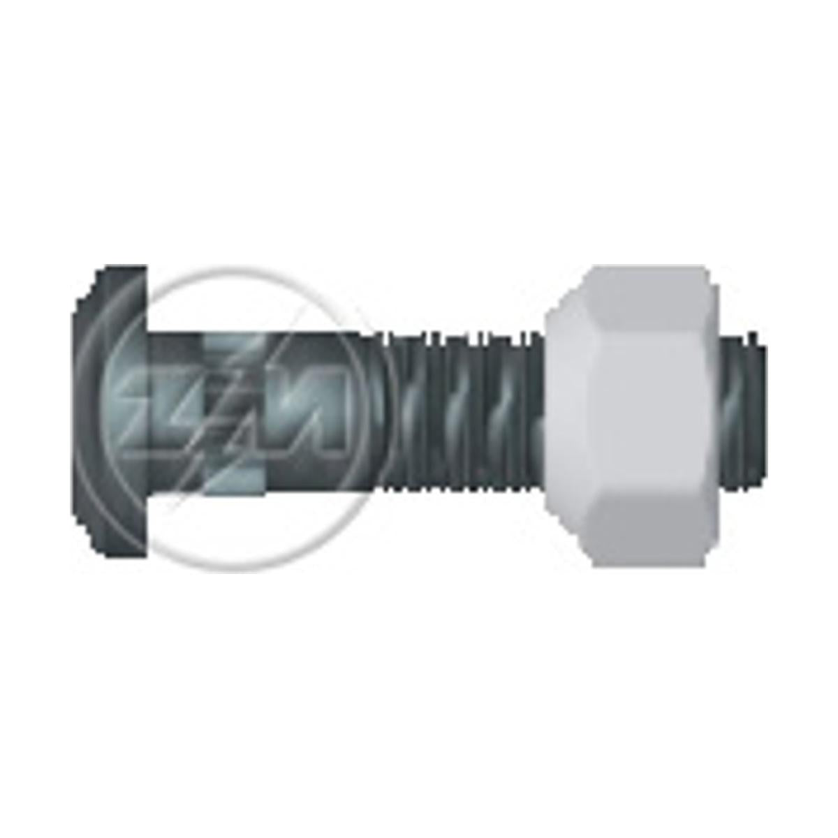 Kit 30 Parafuso Roda 5/8"x61/68xH17 Direito - ZM - 40.508.01 - (1)