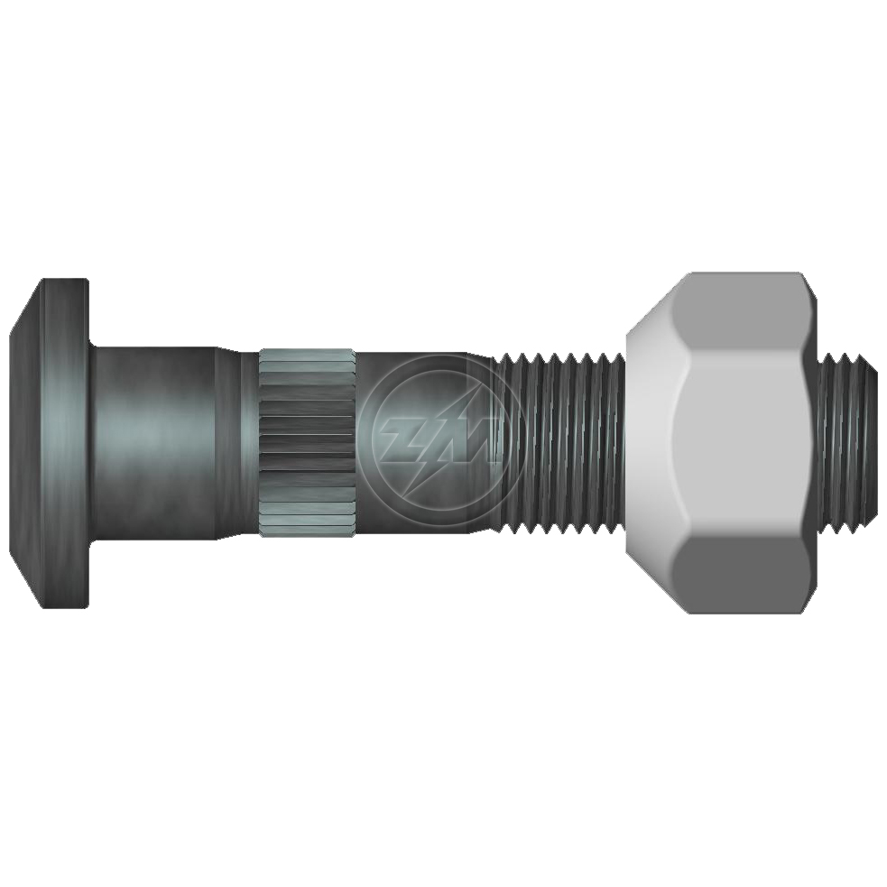 Kit 30 Parafuso Roda 5/8"x69/76xH17 Esquerdo - ZM - 4050808 - (1)
