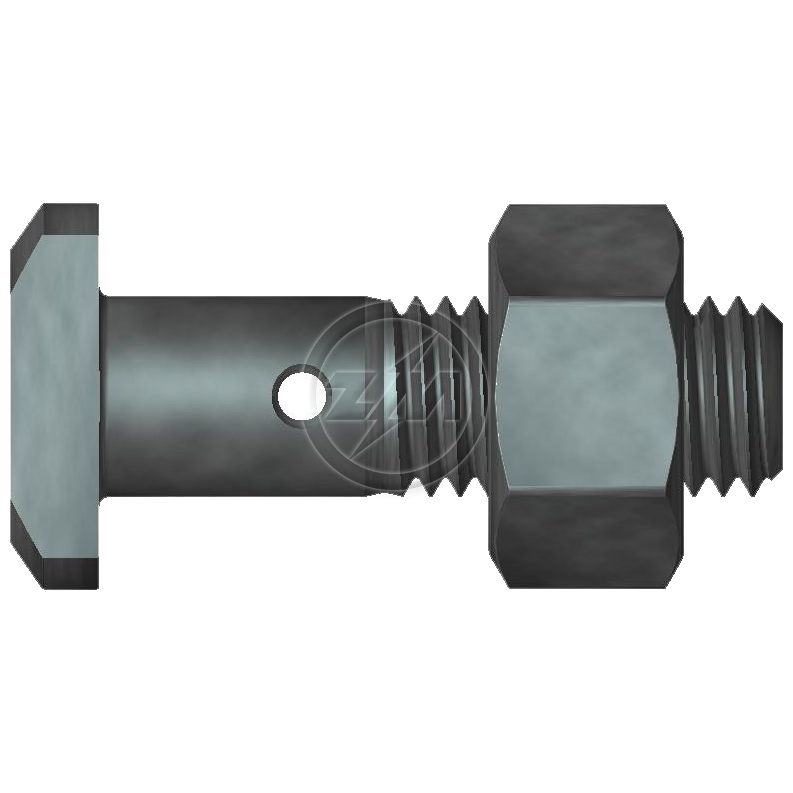 Kit 30 Parafuso Roda 5/8"x2.1/8"xCH1.1/16" - ZM - 40.580.01 - (1)