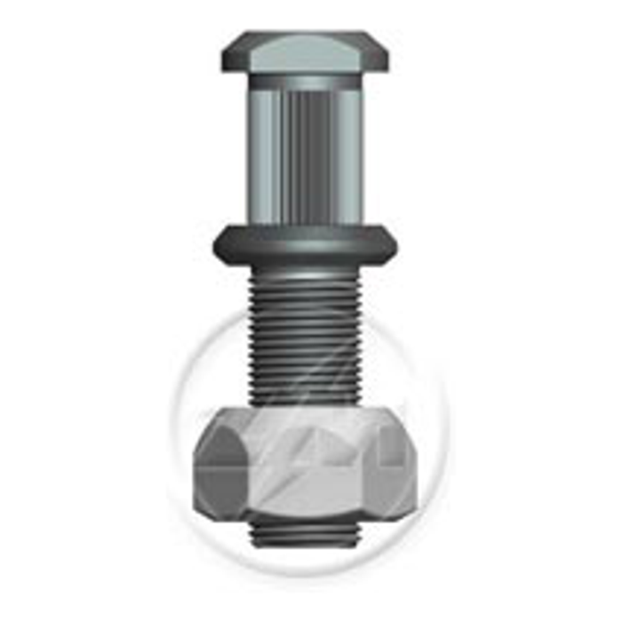 Kit 24 Parafuso Roda 7/8"x92/100xH22 Direito - ZM - 4070812 - (1)