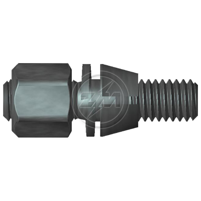 Kit 50 Prisioneiro Roda 7/16"-14UNCx7/16"x2" - ZM - 4071682 - (1)