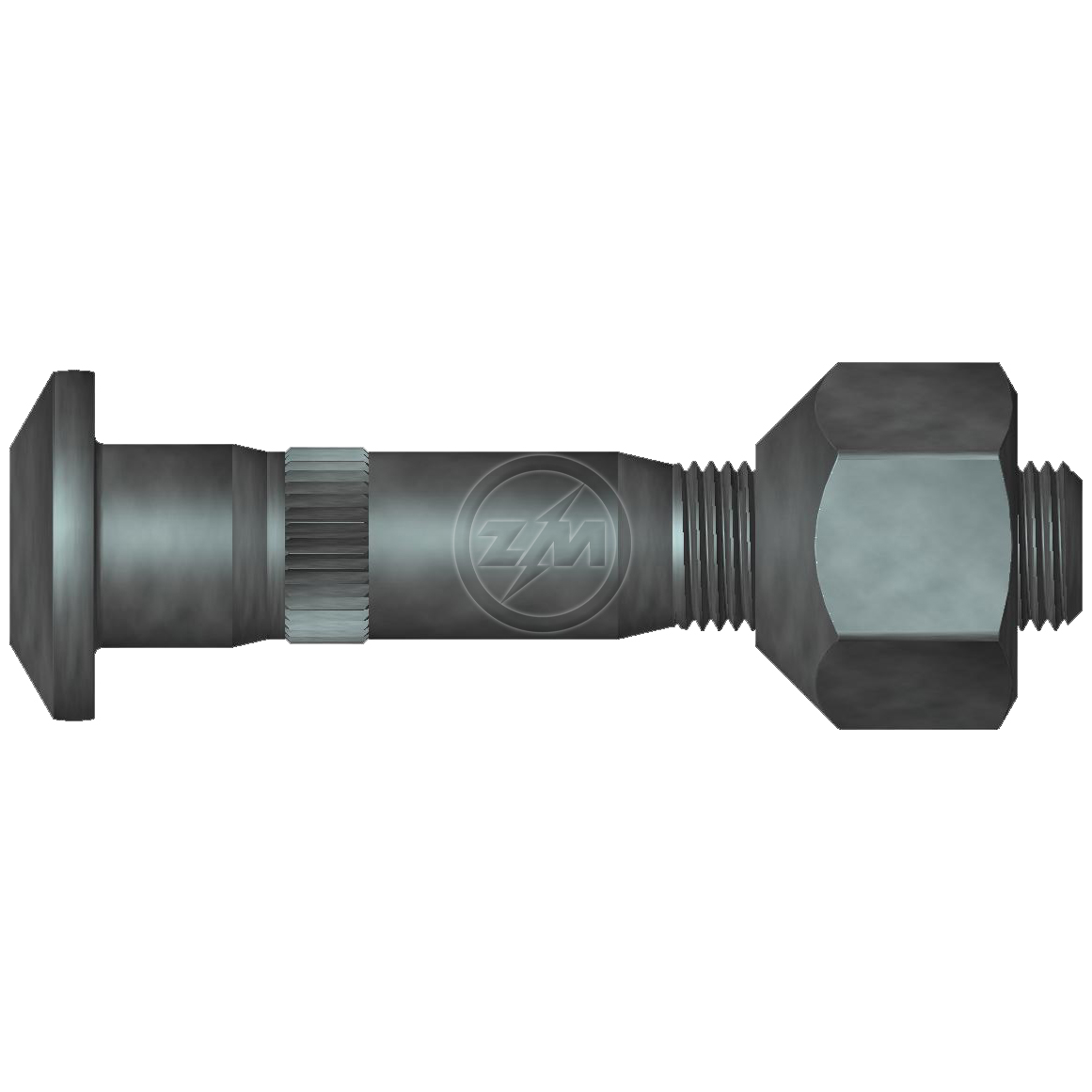 Kit 20 Parafuso Roda 9/16"x82,9/90,1xCH1.1/16" - ZM - 4091603 - (1)