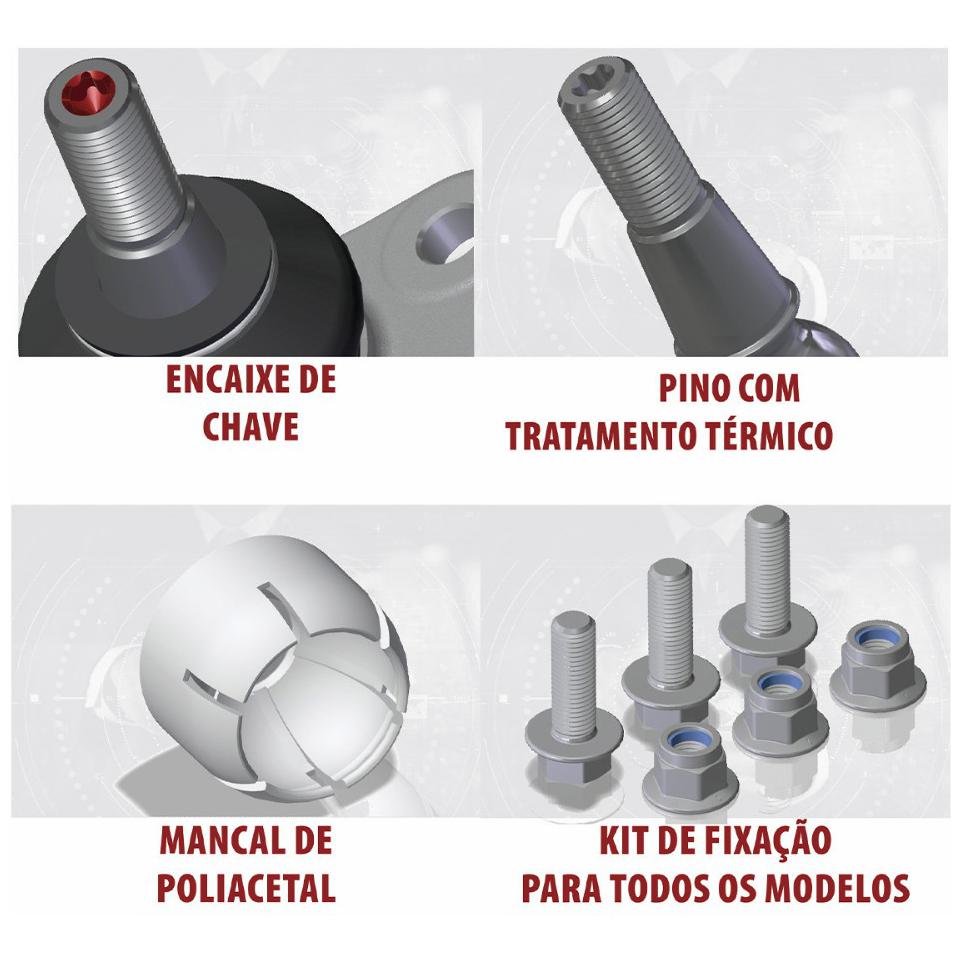 Pivô da Suspensão - ZM - 470.344.01 - (4)