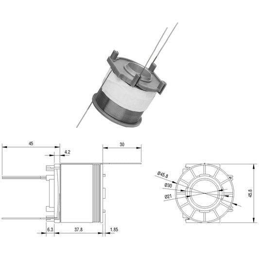 Bobina de Reparo do Relê de Partida - ZM - 5-419.93 - (1)
