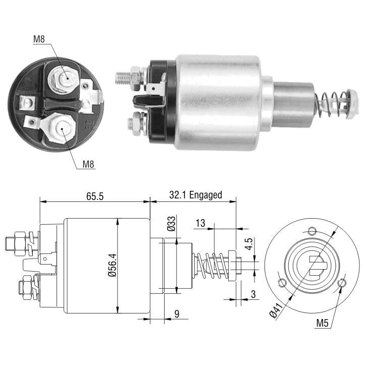 Relê Auxiliar de Partida - ZM - 576 - (1)