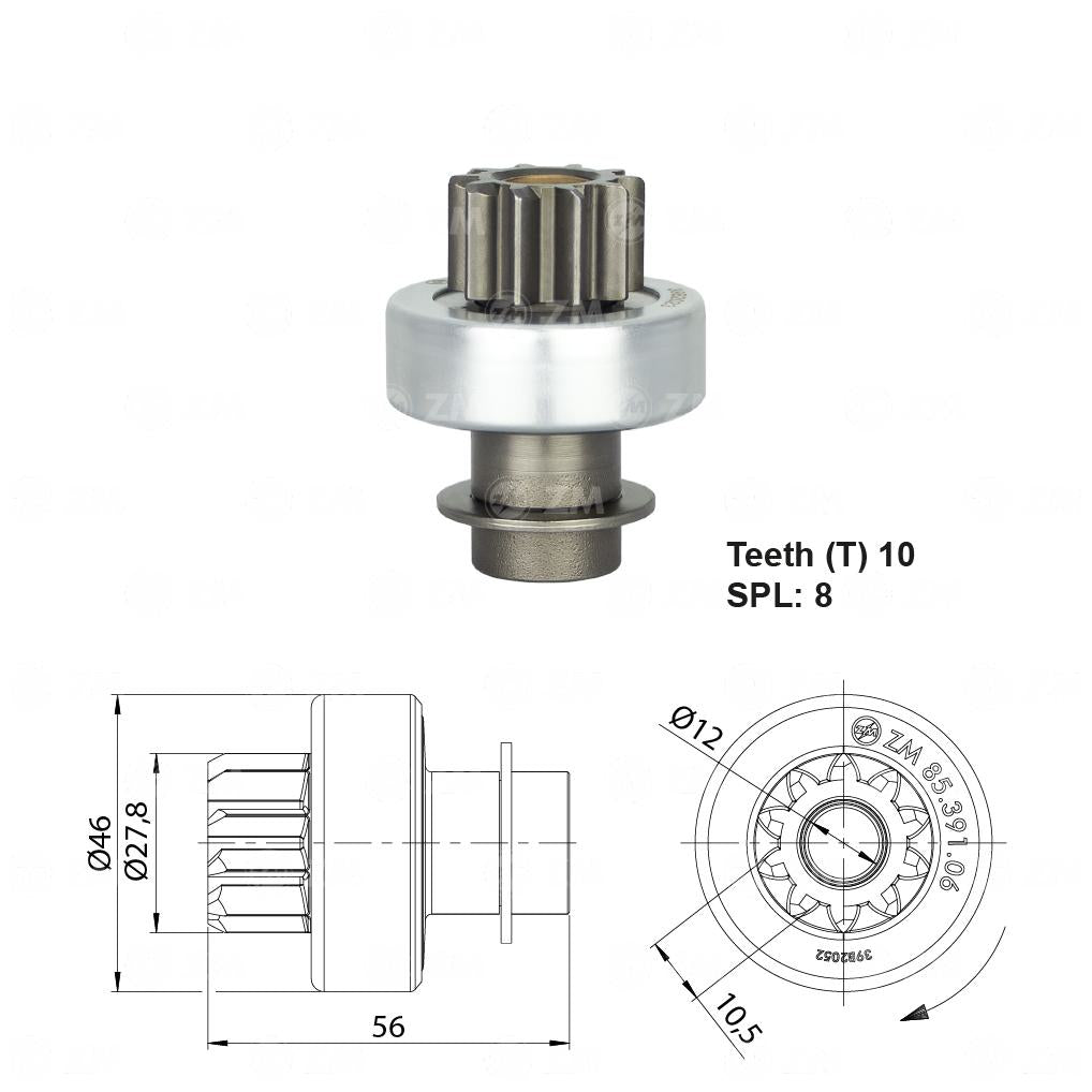Impulsor de Partida - ZM - 85.391.06 - (1)
