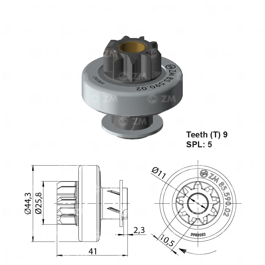 Impulsor de Partida - ZM - 85.590.02 - (1)