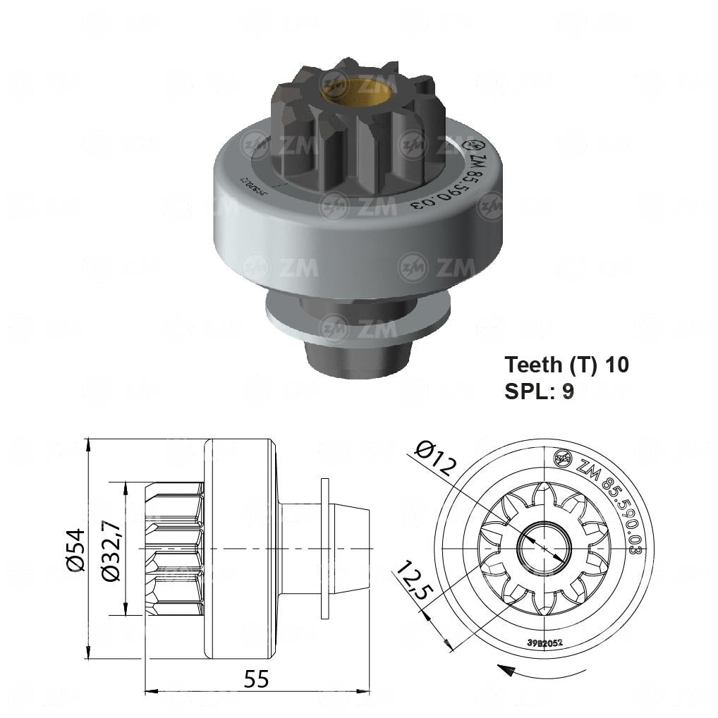 Impulsor de Partida - ZM - 85.590.03 - (1)