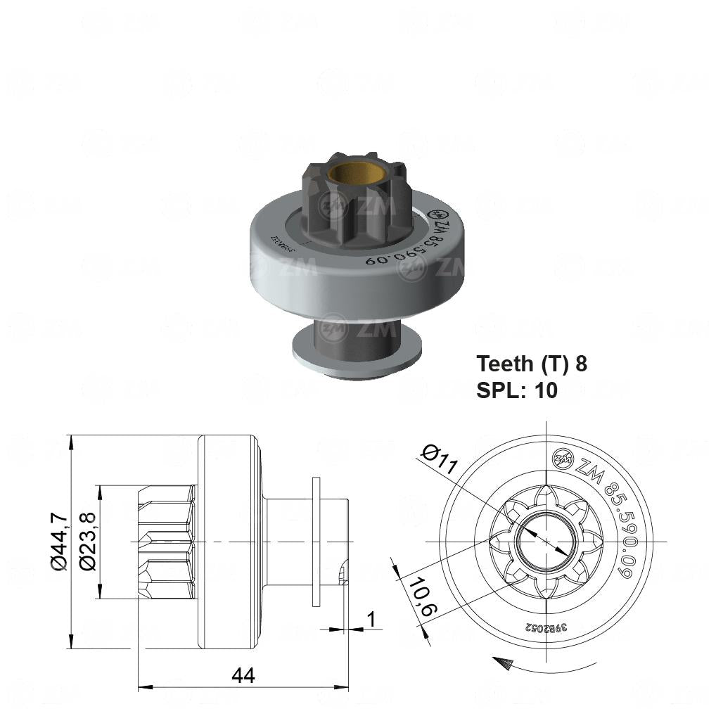 Impulsor de Partida - ZM - 85.590.09 - (1)