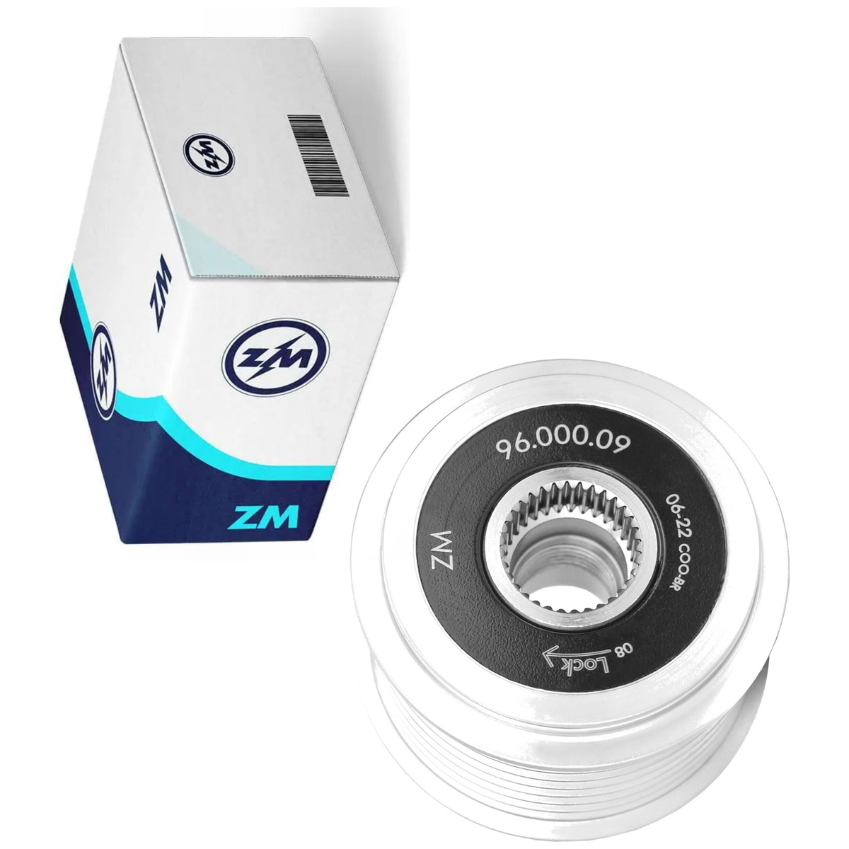Polia de Roda Livre OAP do Alternador - ZM - 96.000.09 - (5)