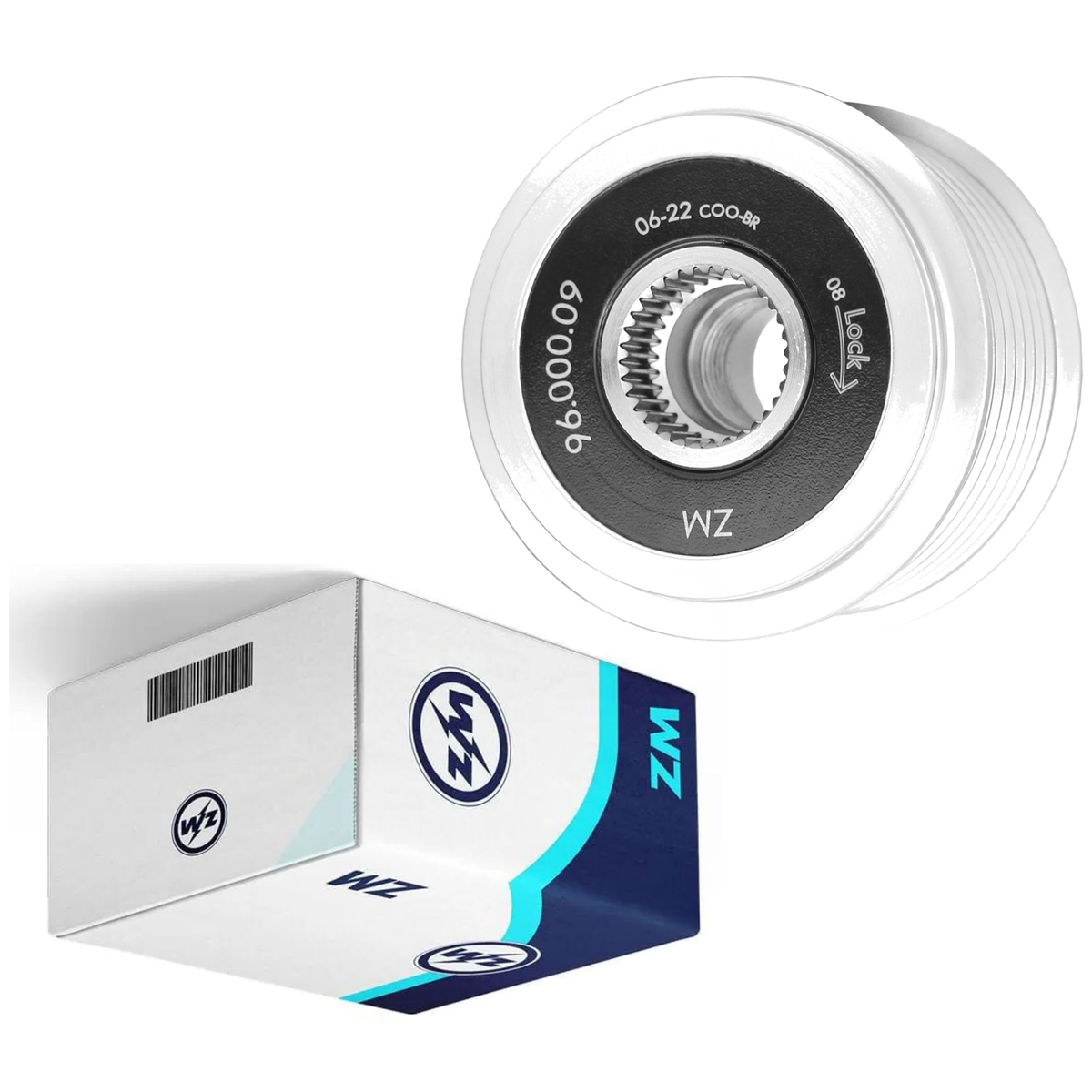 Polia de Roda Livre OAP do Alternador - ZM - 96.000.09 - (6)