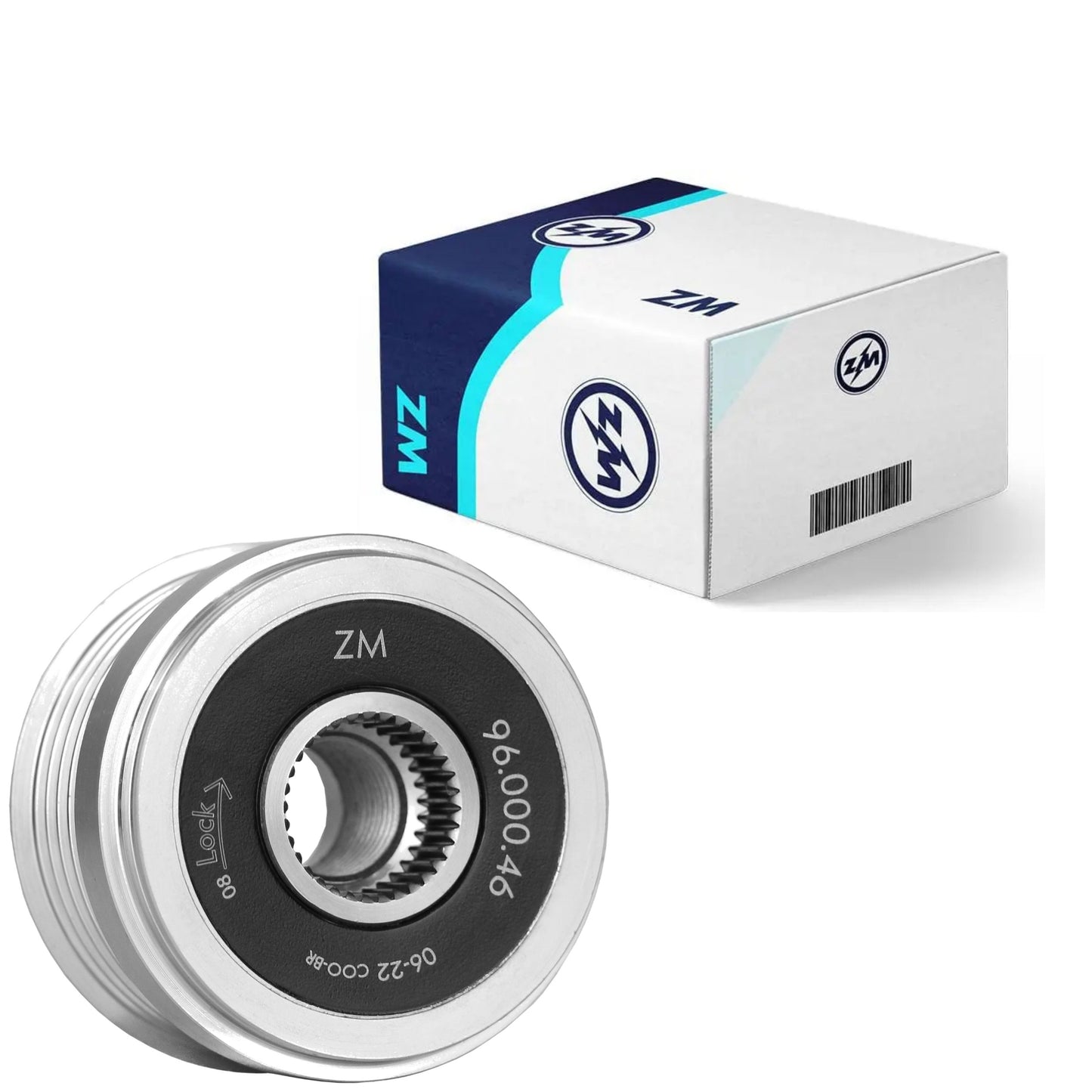 Polia de Roda Livre OAP do Alternador - ZM - 96.000.46 - (1)