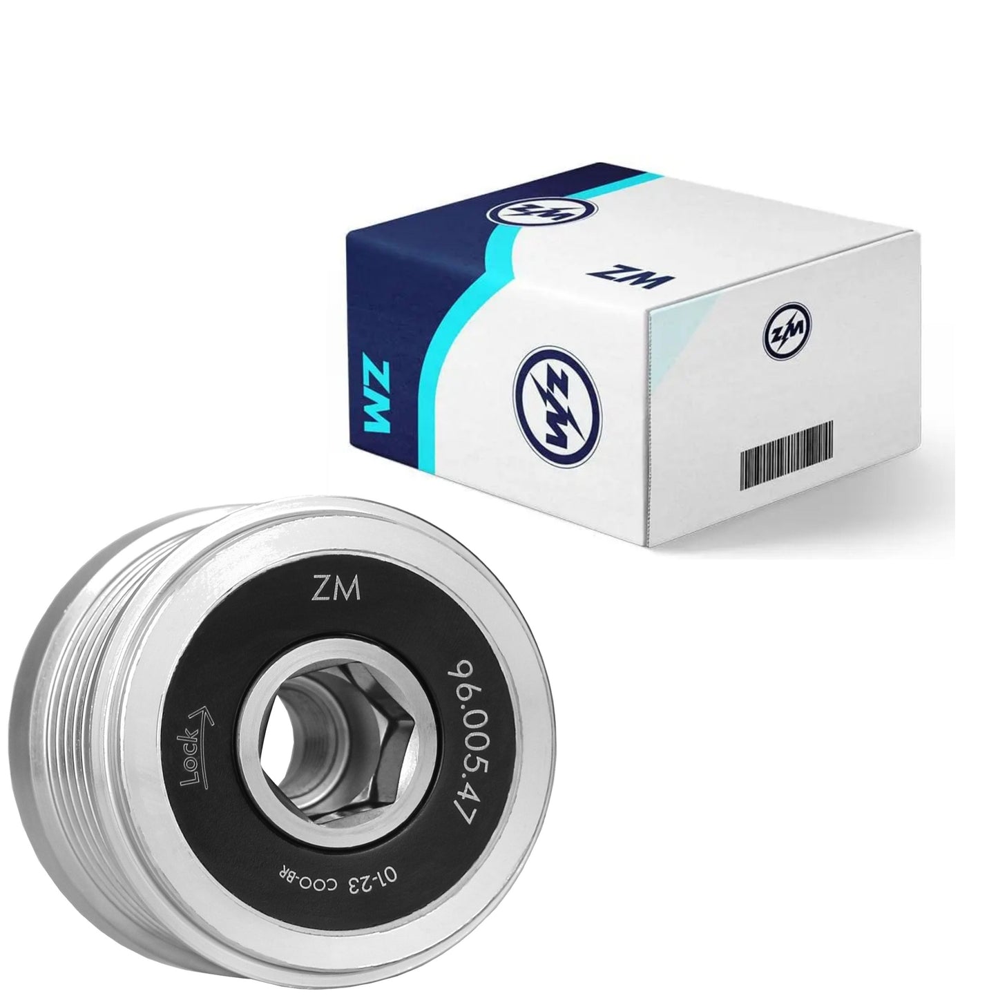 Polia de Roda Livre Oap do Alternador para Jeep Compass e Renegade - ZM - 96.005.47 - (1)