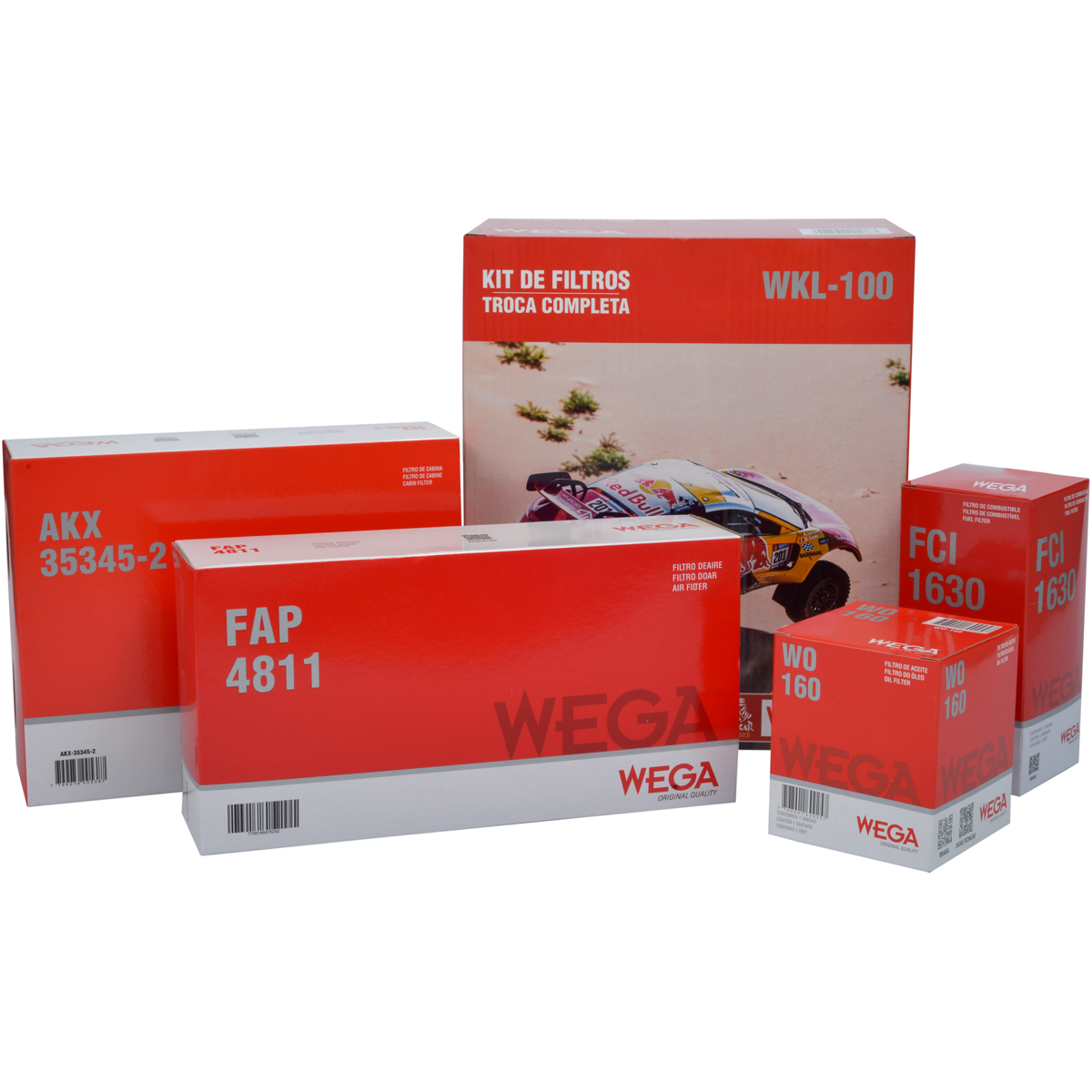 Kit de Filtros C3 208 1.2 12V - Wega - Wkl-100 - (1)