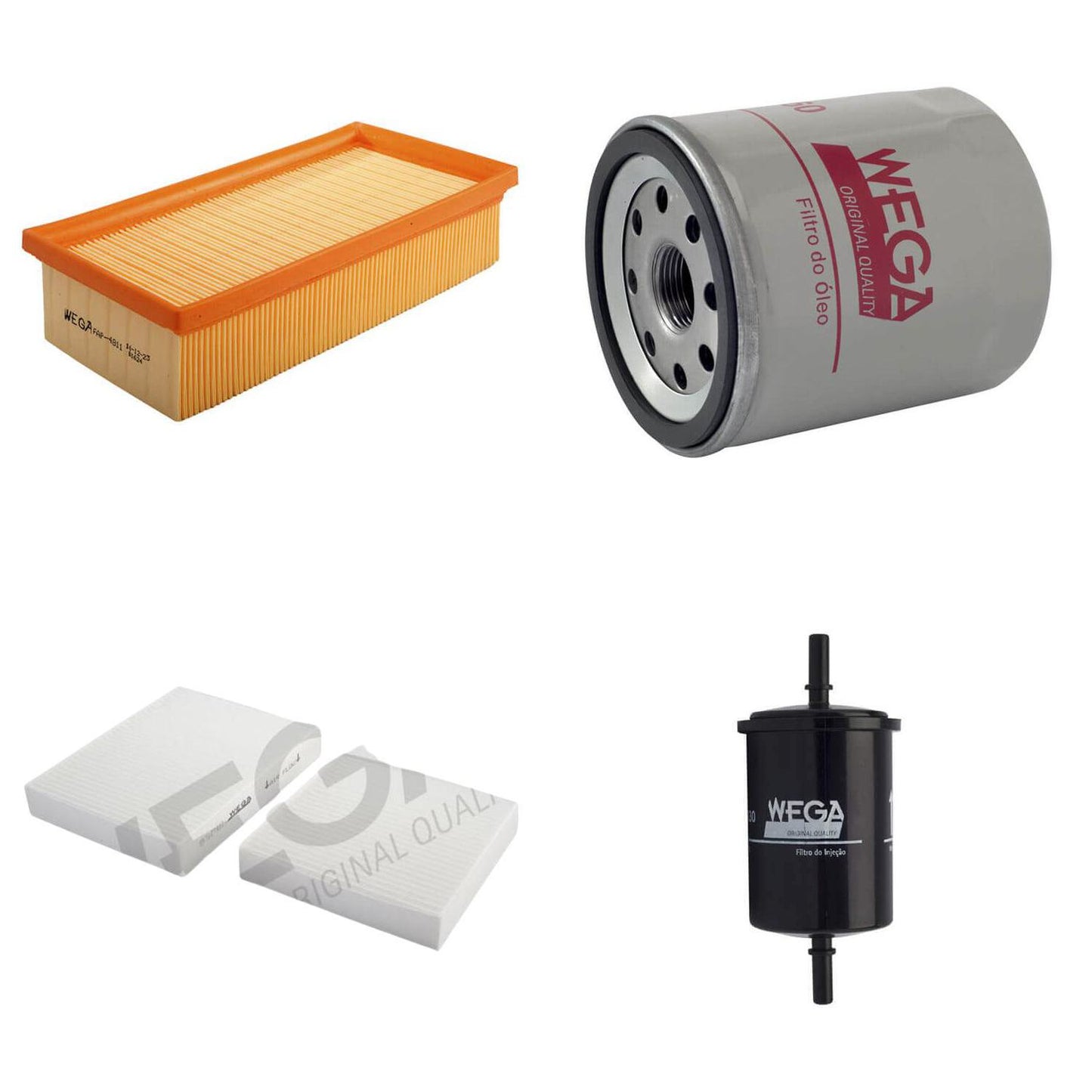 Kit de Filtros C3 208 1.2 12V - Wega - Wkl-100 - (4)