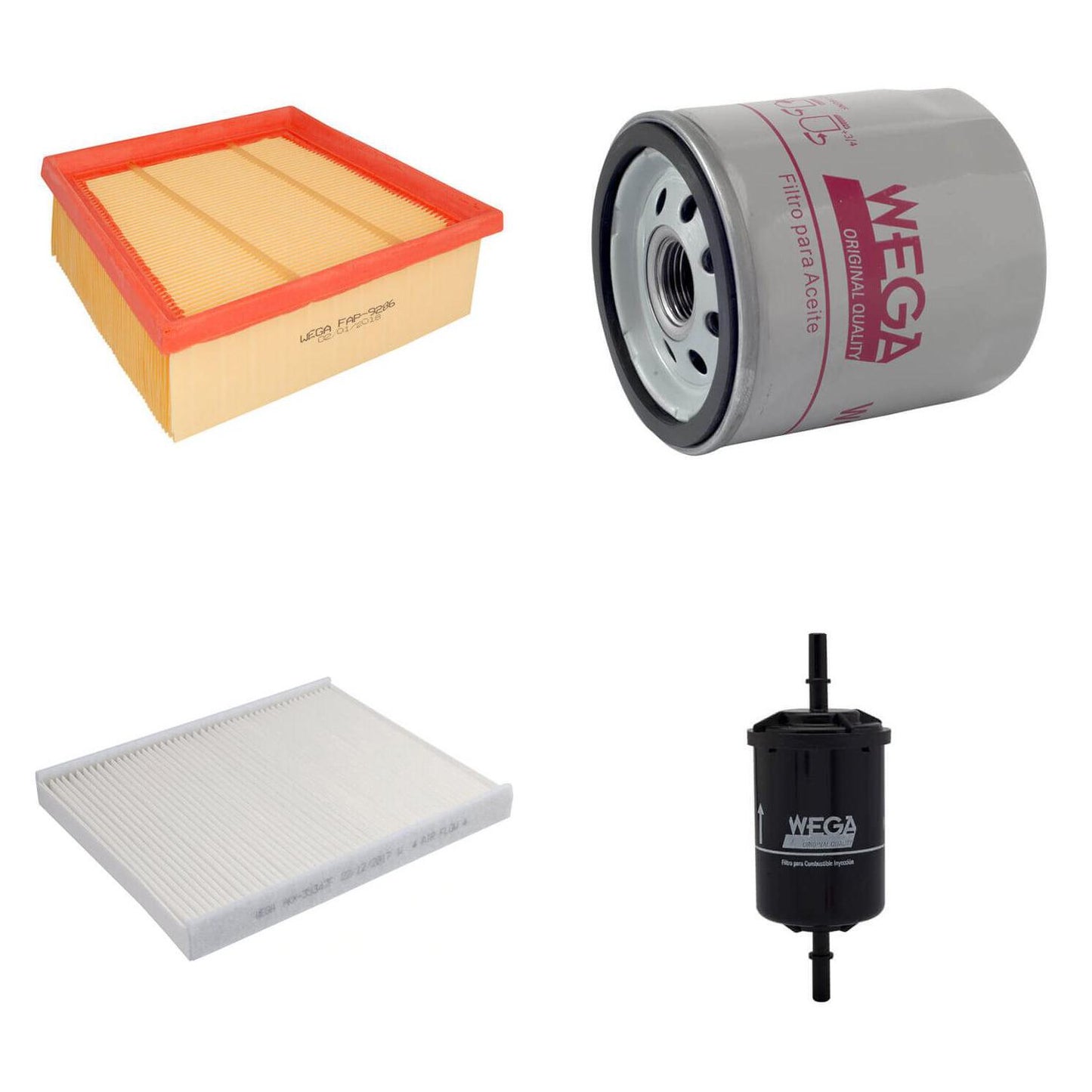 Kit de Filtros Ka 1.0 12V 1.5 16V Fiesta 1.5 Ecosport 1.6 até 2015 - Wega - Wkl-162 - (4)