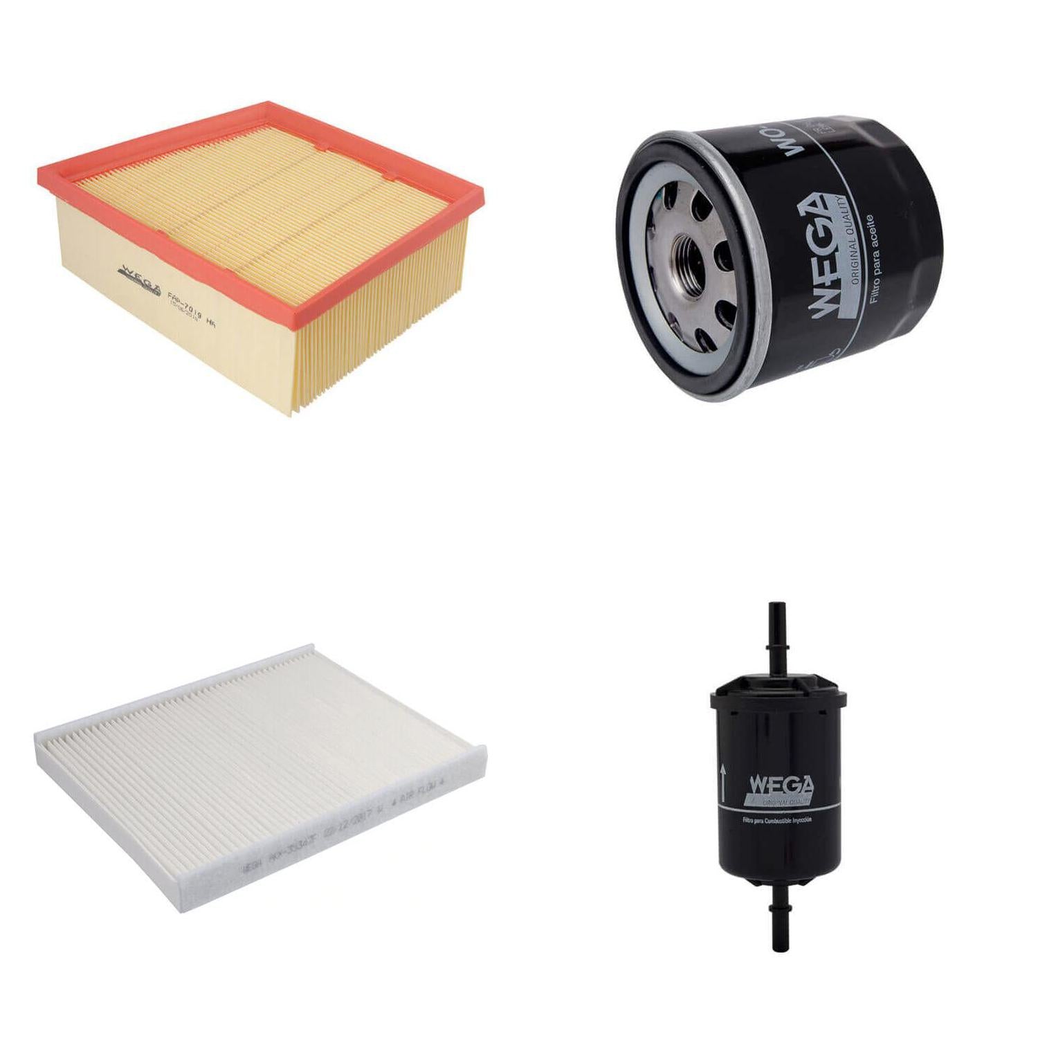 Kit de Filtros Ka 1.5 12V Ecosport 1.5 12V 2.0 16V - Wega - Wkl-161 - (4)