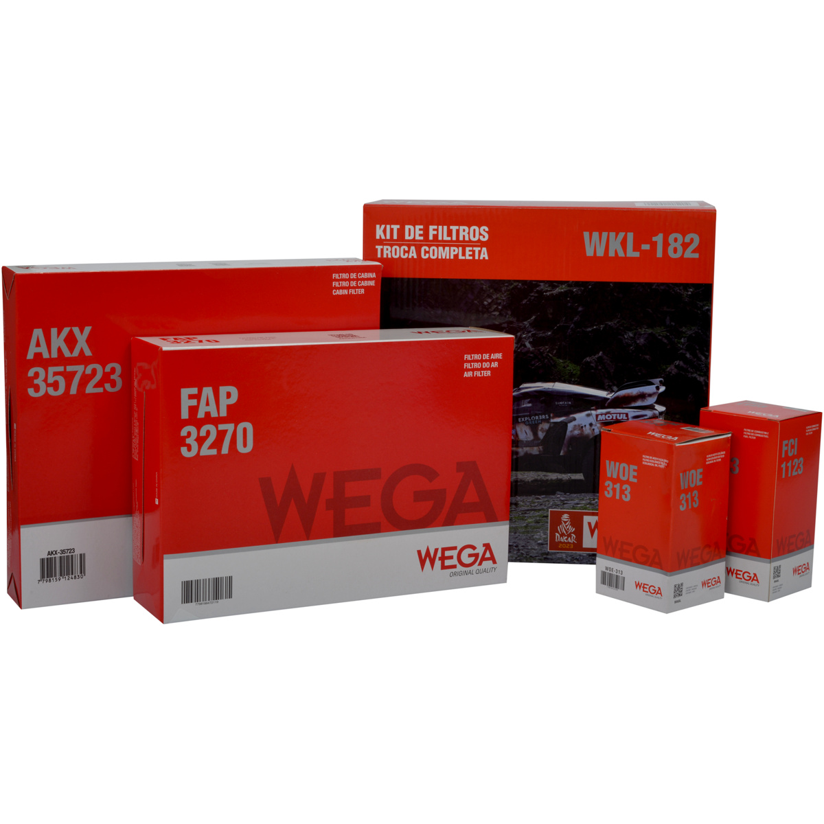 Kit de Filtros Tracker 1.8 16V - Wega - Wkl-182 - (1)