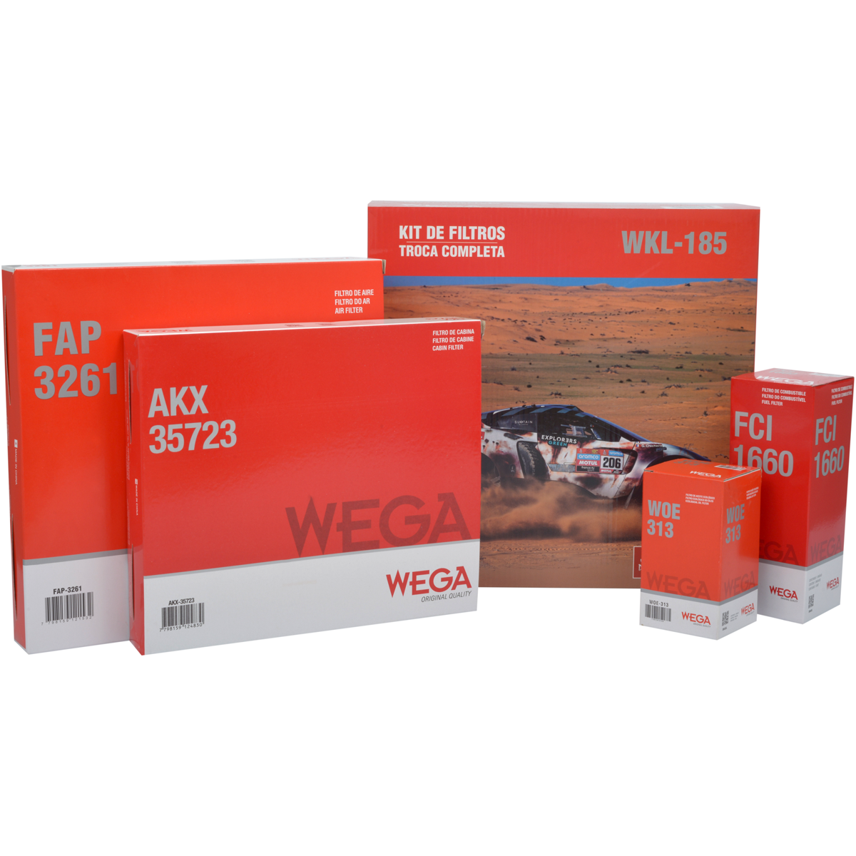 Kit de Filtros Cruze 1.8 - Wega - Wkl-185 - (1)