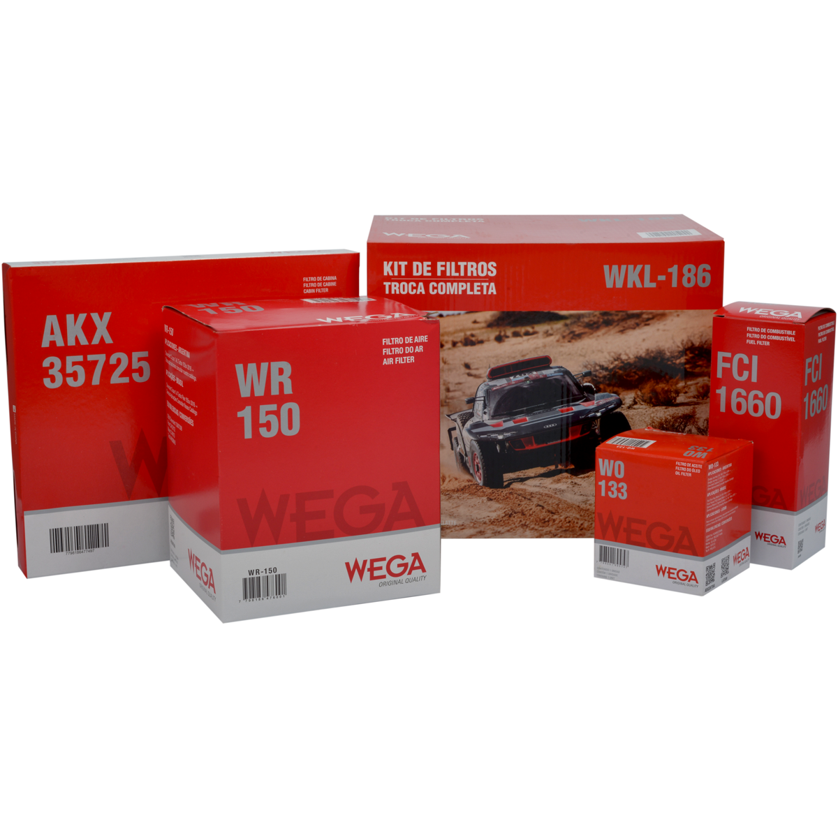 Kit de Filtros Cruze 1.4 - Wega - Wkl-186 - (1)