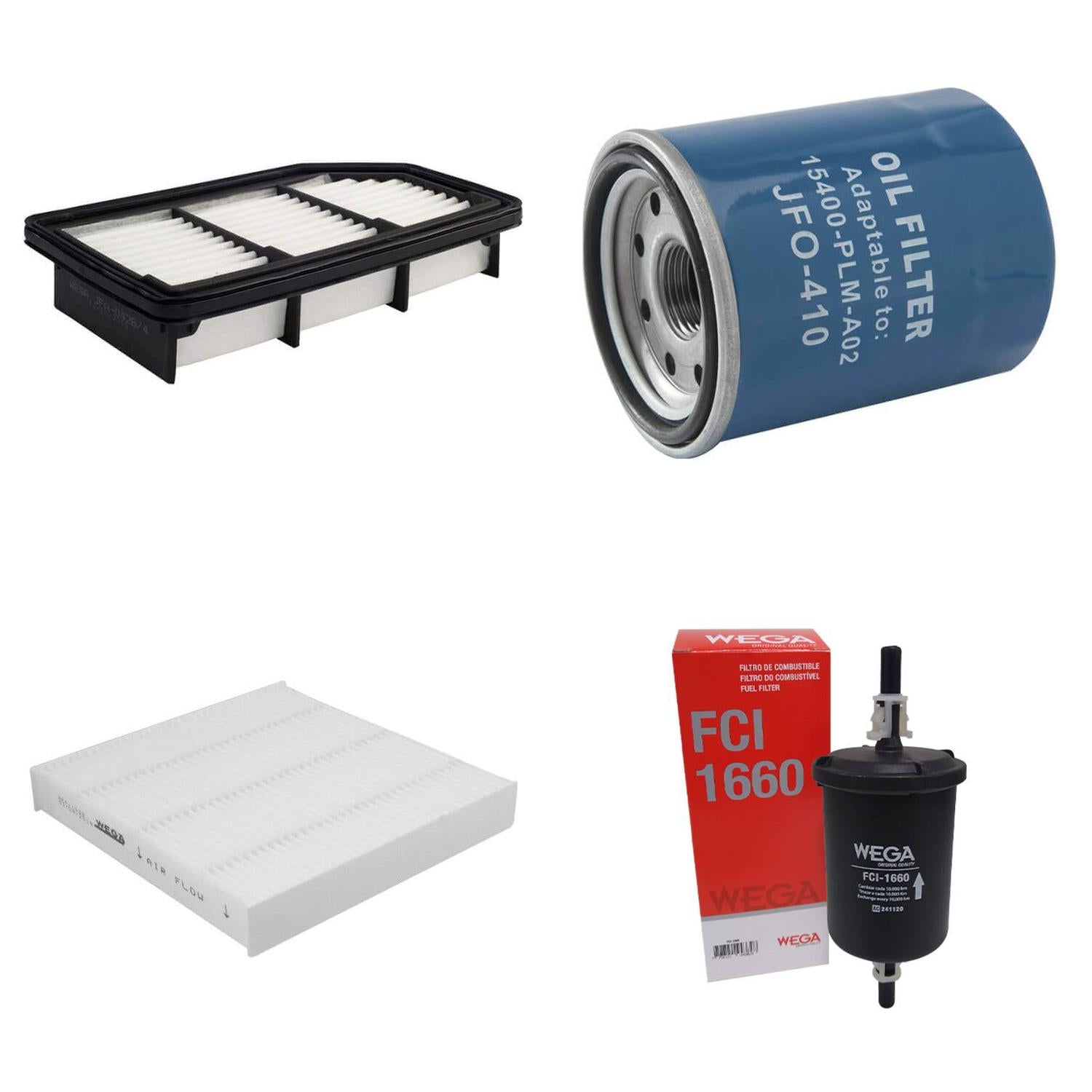 Kit de Filtros City Fit Wr-V 1.5 após 2015 - Wega - Wkl-200 - (4)